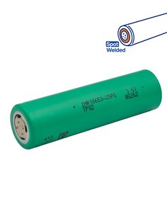 Ogniwo Tenpower INR18650-25PG 3,6V 2500 mAh Spot welded