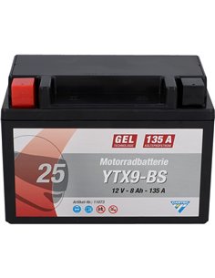 Akumulator motocyklowy 12V 8Ah 11073 YTX9-BS 135 2