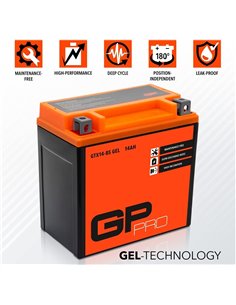 Akumulator motocyklowy GP Pro 12V 14Ah GTX14-BS 2