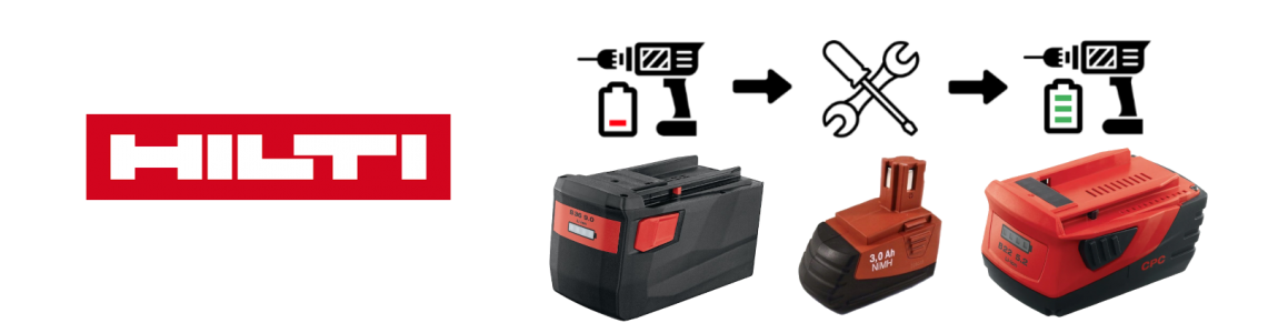 Regeneracja akumulatorów do elektronarzędzi Hilti - Ożyw swoje narzędzia marki Hilti! 
